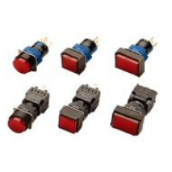 LAY16-R Red Push Button Switch - Aozun Electric