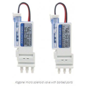 Micro solenoid valves from Koganei