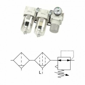 Bộ Lọc Khí SMC AC25C-02DG-A