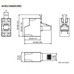 Đầu nối ACS3-CNADC3RC