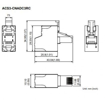 Đầu nối ACS3-CNADC3RC