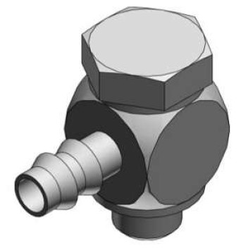 Đầu nối khí nén 10-M-3ALU-4