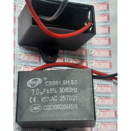 Tụ quạt dây CBB61 Senju 7uf 450V